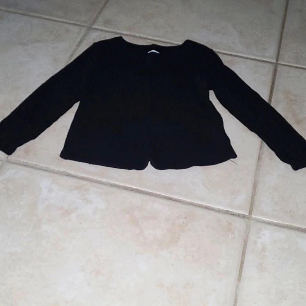 Old Navy Kids Black Long Sleeve 100% Cotton Thermal Feel Shirt Size 4T EUC